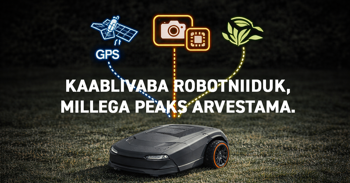 Piirdekaablita robotniiduk, millega peaks arvestama
