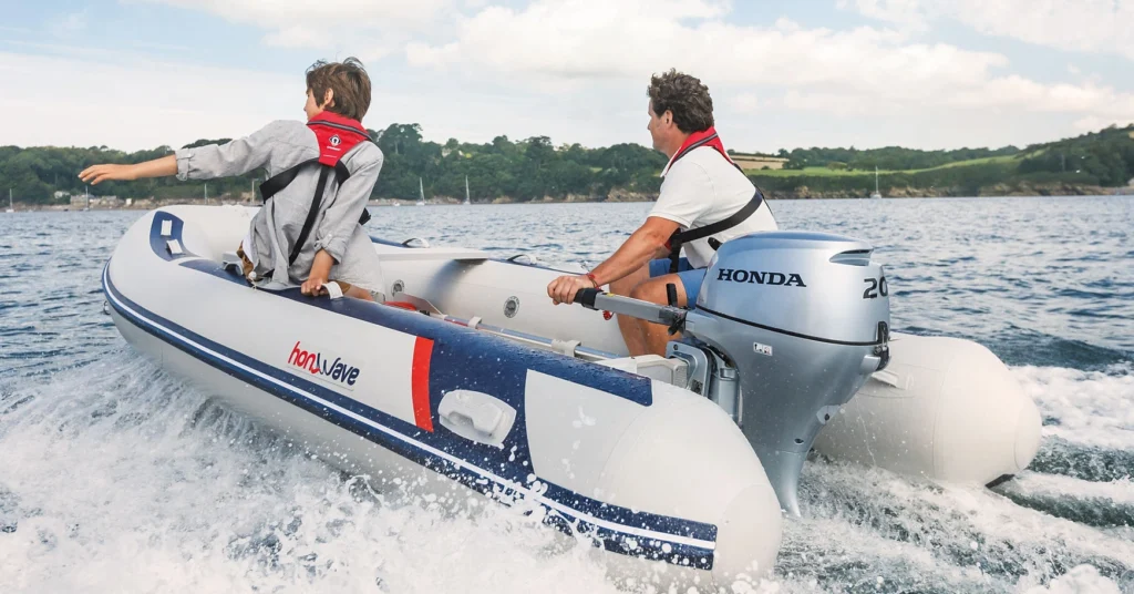 HONWAVE T 40 AE 3 + HONDA BF 20 SHU